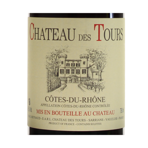 Chateau-des-Tours-2013-etiquette.png | 13 degrés à l'ombre - Vins et Spiritueux ChateaudesToursetiquette