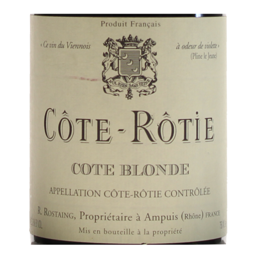 CoteRotieDomaineRostaingetiquette