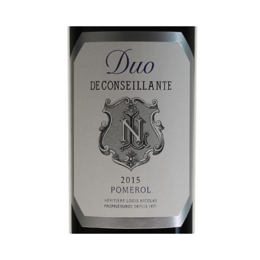 Pomerol-Duo-Deconseillante-etiquette.png | 13 degrés à l'ombre - Vins et Spiritueux PomerolDuoDeconseillanteetiquette