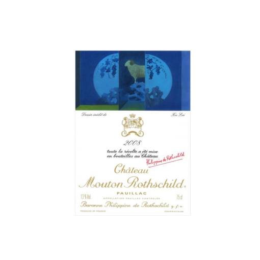 Chateau-Mouton-Rothschild-2008-e | 13 degrés à l'ombre - Vins et Spiritueux Chateau Mouton Rothschild e